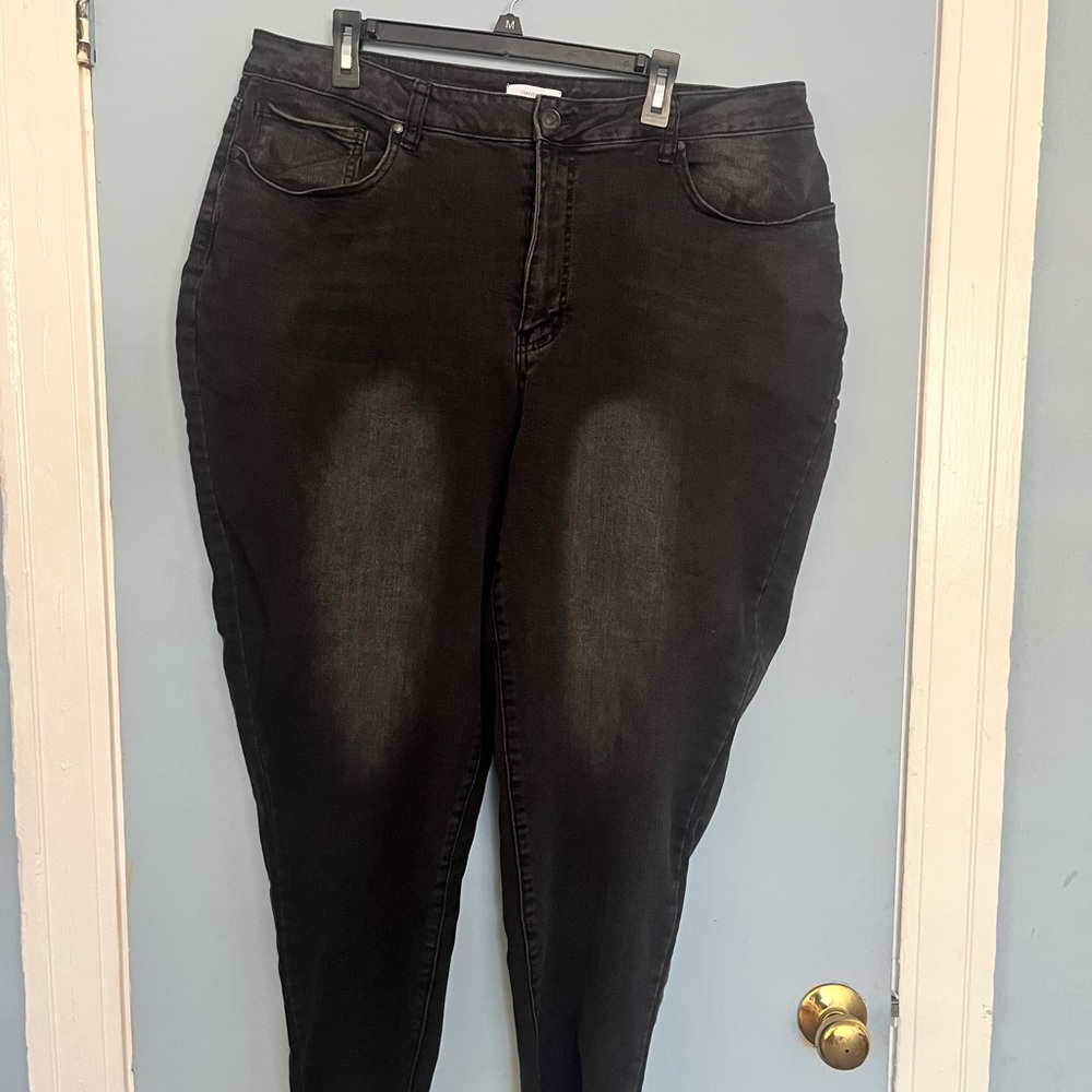 Forever 21 Women's Dark Gray Skinny Jeans